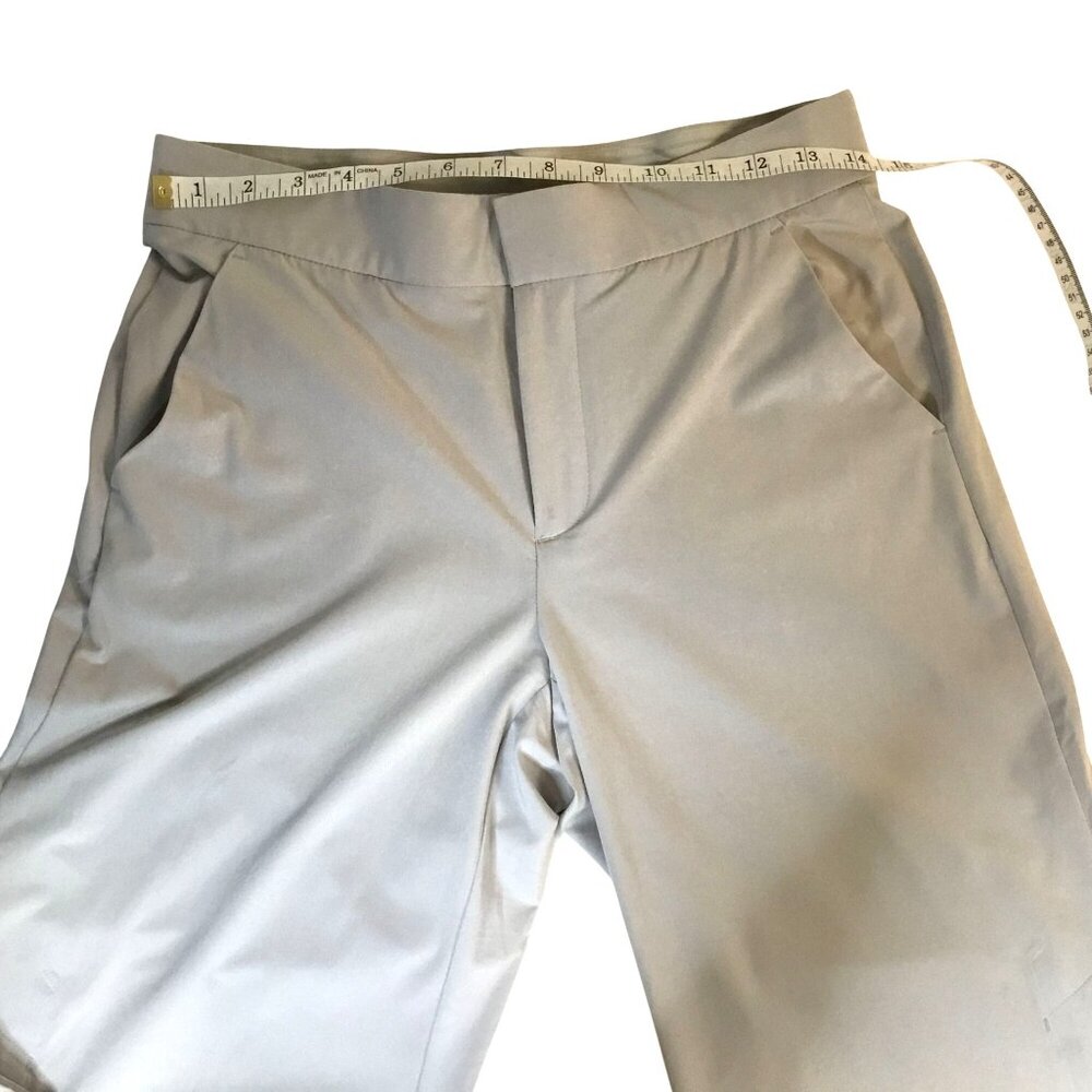ATHLETA Gramercy Women's Wide Leg Button Track Travel Trouser Pants Gray Sz 4 - Picture 5 of 6